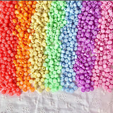 500g 7mm DIY Acrylic A-Z Letter Round Loose Spacer Beads