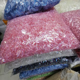 500g 350pcs 20-31mm Acrylic Bowknot Spacer Beads for Jewelry Making