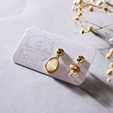 500gsm White Cardboard Jewelry Earring Display Cards