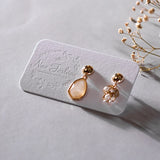 500gsm White Cardboard Jewelry Earring Display Cards