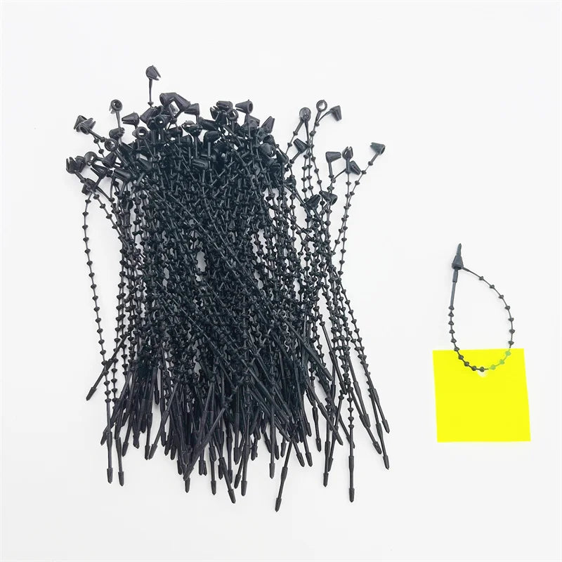 500pc Plastic Lock Pin Chain Pin Label Pin For Shoes and Hats Tag Fasteners