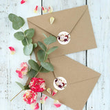 500pcs 1 inch Flower Thank You Stickers for Christmas Gift Card Decorations
