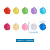 500pcs Acrylic Flower Petaline Pendants Charms Jewelry DIY Making