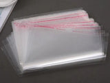 500pcs 13x20cm Self Adhesive Seal Plastic Bags Clear Cellophane Packaging Bags