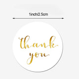 500pcs Foil Thank You Lables Stickers for Orders & Envelopes