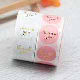 500pcs Foil Thank You Lables Stickers for Orders & Envelopes