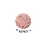 500pcs Pink Thank You Stickers Wedding Christmas Party Decoration