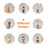 500pcs 2.5cm Happy Birthday Stickers for Children Party Decor