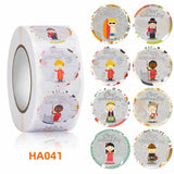 500pcs 2.5cm Happy Birthday Stickers for Children Party Decor