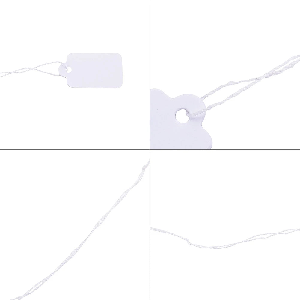 500pcs Rectangle Paper Tags Blank Hang Gift Tag