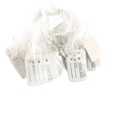 500pcs 24*15mm 925 Silver DIY Handwritten Tag Jewelry Label