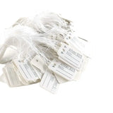 500pcs 24*15mm 925 Silver DIY Handwritten Tag Jewelry Label