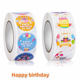 500pcs Happy Birthday Stickers Party Sealing Labels Kids Toys Scrapbook Decor