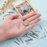 500pcs Stainless Steel Tube Beads for Jewelry Making DIY 20x1.5mm
