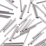 500pcs Stainless Steel Tube Beads for Jewelry Making DIY 20x1.5mm