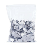 500pcs 304 Stainless Steel Flat Round Ear Studs for DIY Accessories