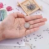 500pcs 304 Stainless Steel Flower Bead Caps for Jewelry Making DIY