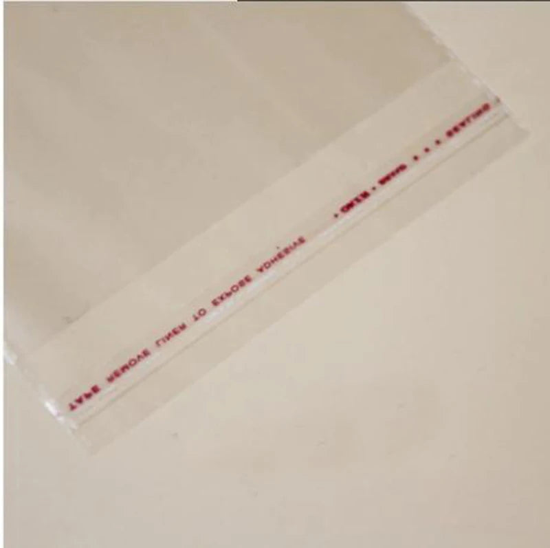 500pcs 6*10cm Clear OPP Bags Self Adhesive Seal Jewelry/gift Plastic Bags