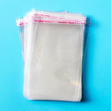 500pcs 6*10cm Clear OPP Bags Self Adhesive Seal Jewelry/gift Plastic Bags