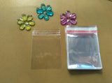 500pcs 6*8cm Clear OPP Bag Self Adhesive Resealable Cellophane Bags
