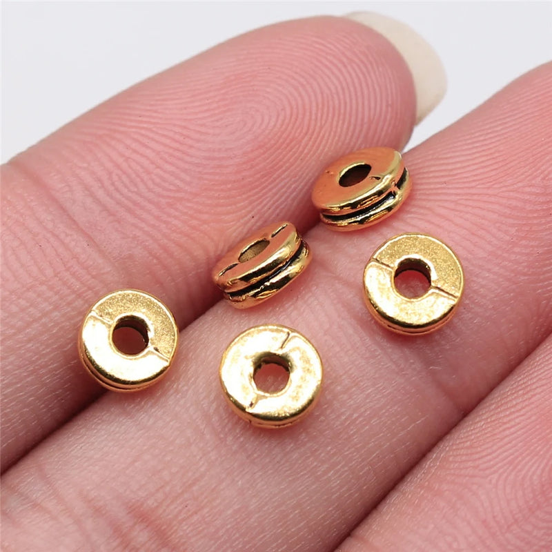 500pcs Antique Spacer Beads 6x3mm DIY Jewelry Findings