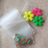 500pcs 8x12cm Clear Ziplock Bags for Jewelry Packaging