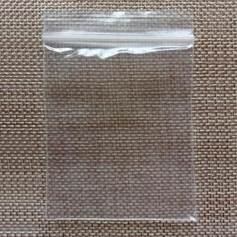 500pcs 8x12cm Clear Ziplock Bags for Jewelry Packaging
