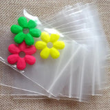 500pcs 8x12cm Clear Ziplock Bags for Jewelry Packaging