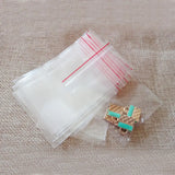 500pcs 8x12cm Ziplock Bags Clear Plastic Bags Pe Zip Lock Bag For Packaging