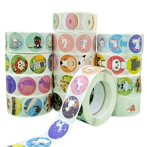 500pcs Animals Children Cartoon Stickers for DIY Decoration