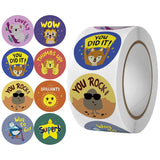 500pcs Animals Children Cartoon Stickers for DIY Decoration