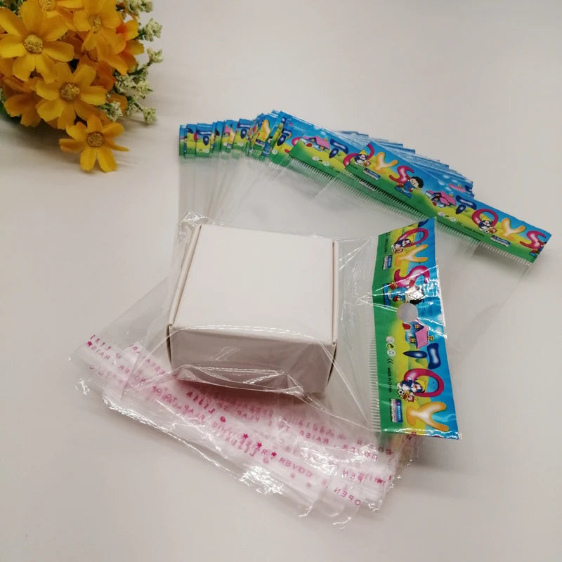500pcs Cartoon Toy Opp Plastic Bag Self Adhesive Cellophane Packing Bag