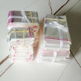 500pcs Self-Sealing Transparent Opp Bags for Jewelry Pouch Packing