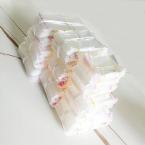 500pcs Self-Sealing Transparent Opp Bags for Jewelry Pouch Packing