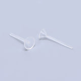 500pcs Earring Post Nuts Stud Rubber Ear Parts for DIY Jewelry Making