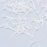 500pcs Earring Post Nuts Stud Rubber Ear Parts for DIY Jewelry Making
