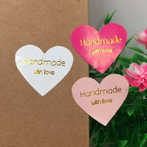500pcs With Love Sticker Labels for Gifts and Crafts