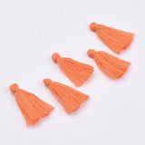 500pcs Polycotton Tassel Pendant Decorations for DIY Jewelry Making