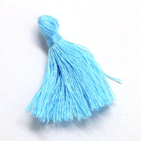 500pcs Polycotton Tassel Pendant Decorations for DIY Jewelry Making