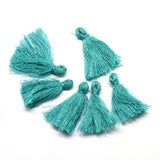 500pcs Polycotton Tassel Pendant Decorations for DIY Jewelry Making