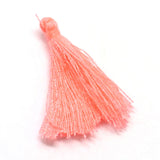 500pcs Polycotton Tassel Pendant Decorations for DIY Jewelry Making