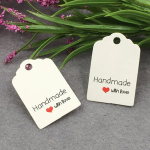 500pcs Wedding Party Gift Packing Labels Paper Jewelry Hang Tags