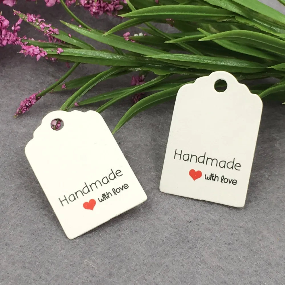 500pcs Wedding Party Gift Packing Labels Paper Jewelry Hang Tags