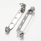 500pcs Iron Safety Pins Brooch Base Findings DIY Jewelry Clothing Accessories