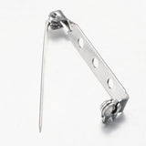 500pcs Iron Safety Pins Brooch Base Findings DIY Jewelry Clothing Accessories