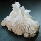 500pcs Blank Writable Cloth Jewelry Tags Pricing Labels