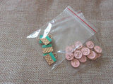 500pcs Mini Jewelry Ziplock Clear Plastic Bags 0.08mm Transparent Package