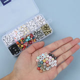 500pcs Acrylic Alphabet Letter Beads Jewelry Making DIY Name Bracelets Set Kids