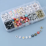 500pcs Acrylic Alphabet Letter Beads Jewelry Making DIY Name Bracelets Set Kids