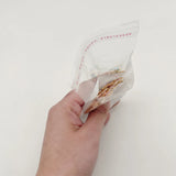 500pcs Self-adhesive Hang Hole Jewelry Bag Pearl Film Opp Plastic Pouch